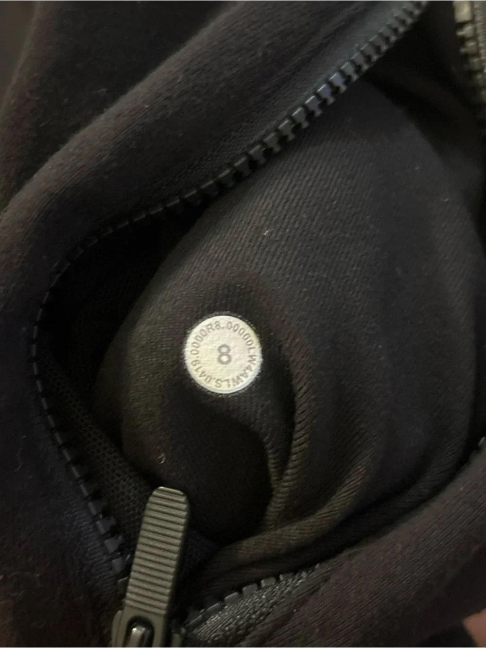 Lululemon Athletica Black Define Jacket Full Zip Slim Fit Size 8